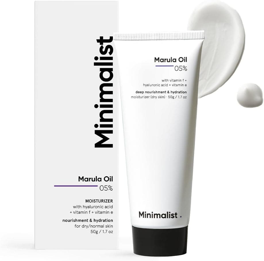 Minimalist увлажняющий крем с маслом марулы 5% и гиалуроновой кислотой, 50 г, для сухой кожи - Premium Уход за лицом by Minimalist