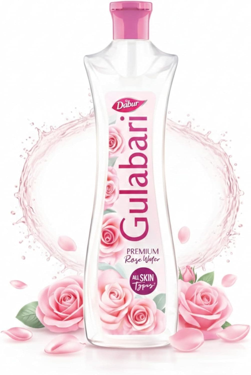 Dabur Gulabari, премиальная розовая вода/тоник для лица — 400 мл - Premium Очищающие средства и средства для умывания лица by Dabur